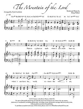 Individual Sheet Music - The Mountain of the Lord